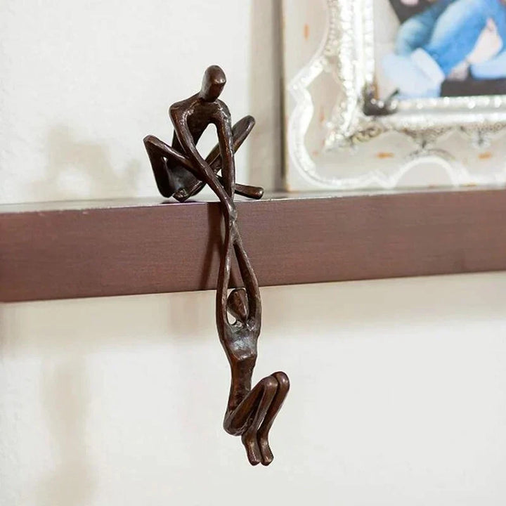 Luvikno | Evig Kjærlighet og Styrke | Skulptur Figur | Hjemdekorasjon | Unik Dekorasjon