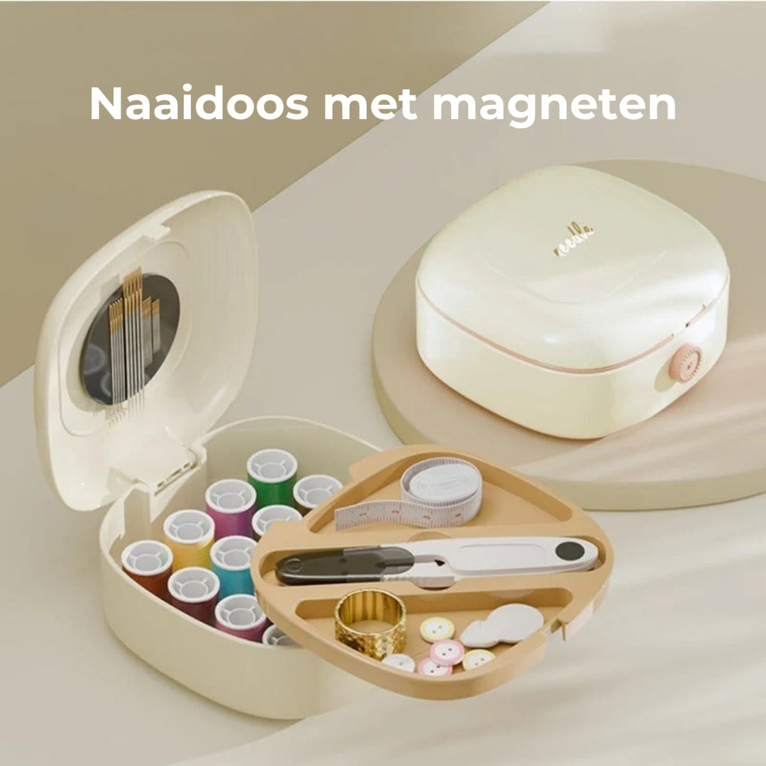 Magnetisk sysett med dobbel-lags boks | Luvikno