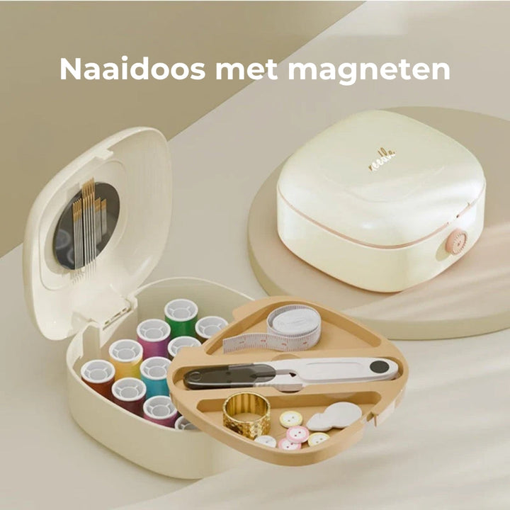 Magnetisk sysett med dobbel-lags boks | Luvikno