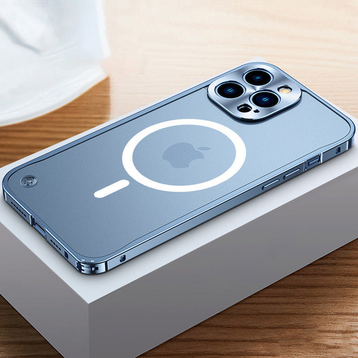 Magnetisk telefondeksel for iPhone med metallramme | luvikno
