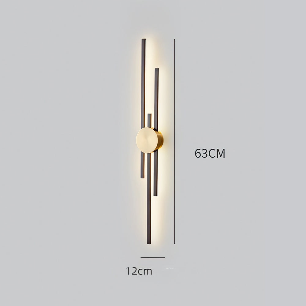 Vegglampe Moderne LED Jern Vertikal Armatur Luvikno