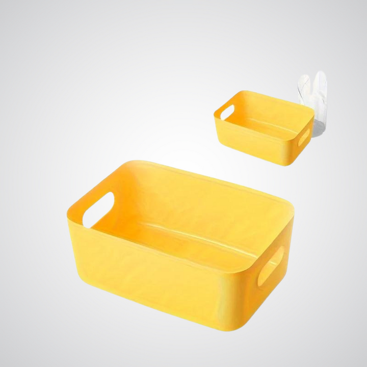 OrganiseerGemak - Sett med 10 vegghyller for kosmetikk og snacks Luvikno