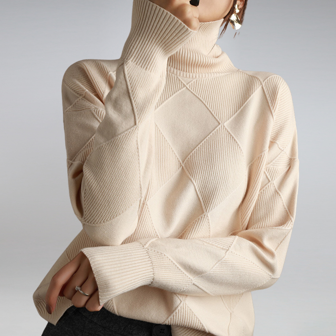 Luvik | Kvinne Cashmere Rullekrage genser