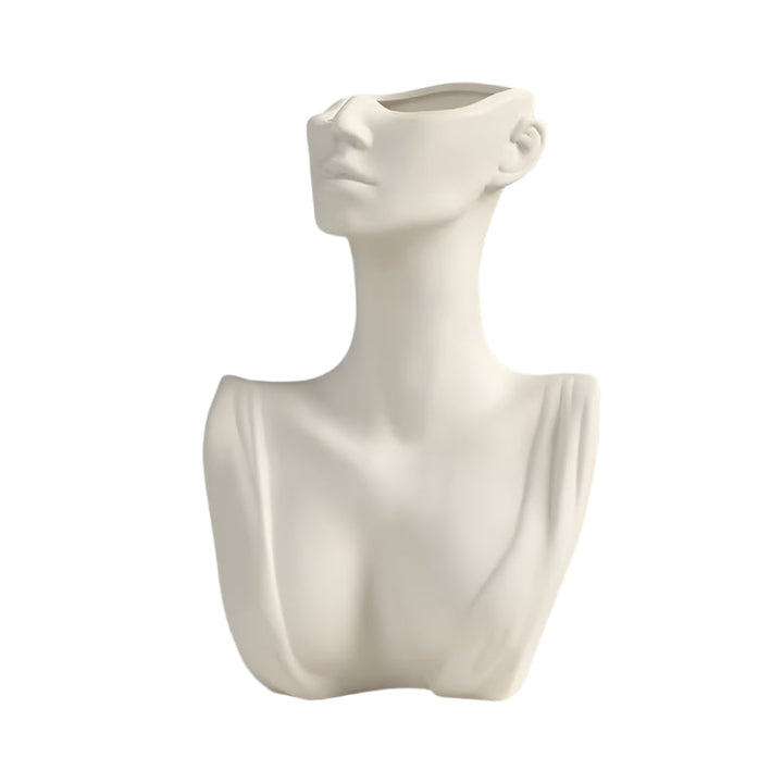 Ansiktsform Keramisk Design Vase Luvikno