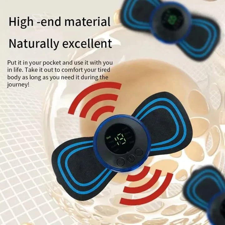 EMS Mini Body Massager Puls Nakke Smerte Lindring Luvikno