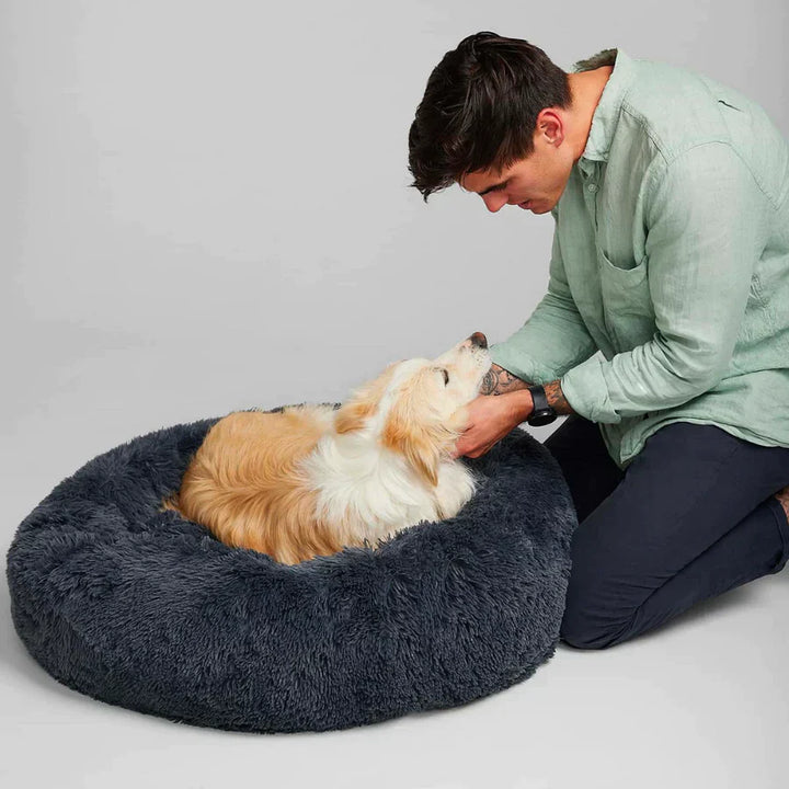 Luvikno | Stor ortopedisk hundeseng med ergonomisk støtte – Myk, slitesterk, hypoallergen komfort for alle raser