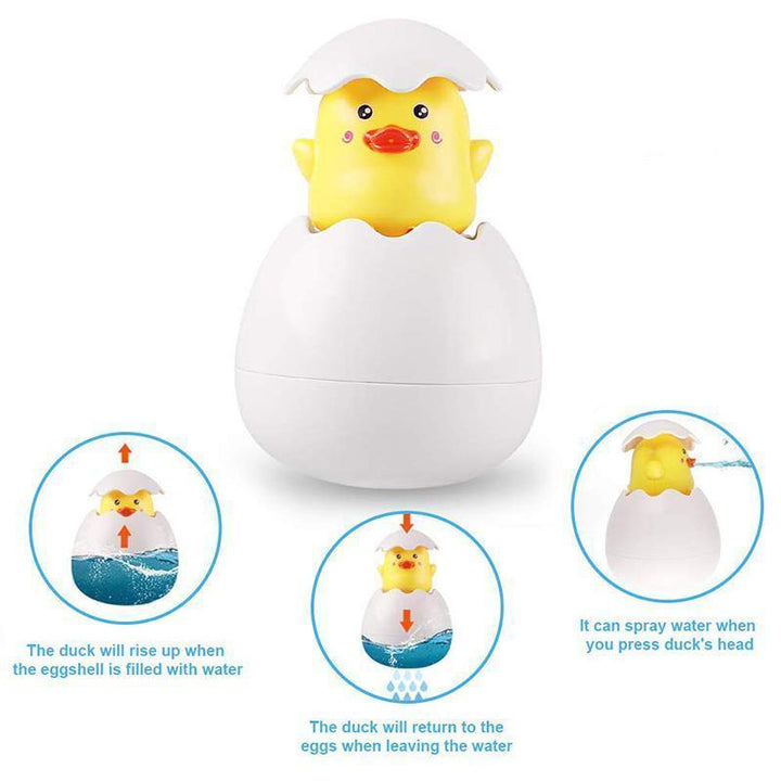Slip-on Duckling Spray Bath Toy | Luvikno