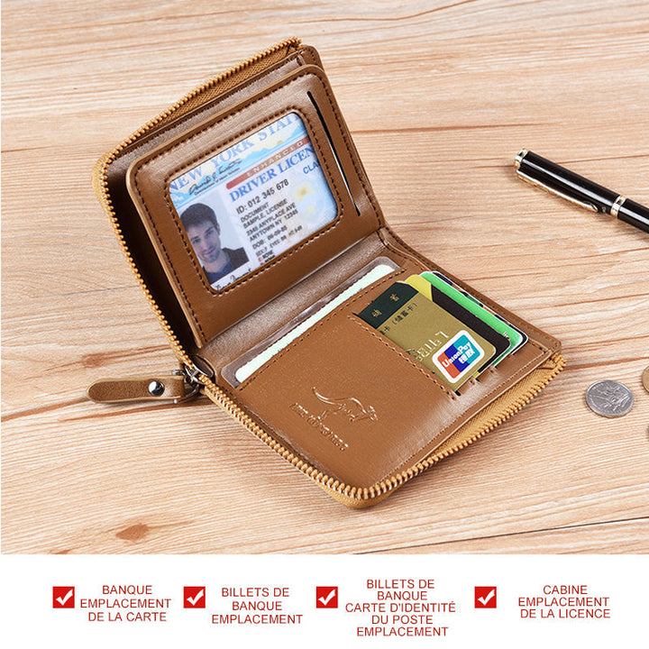 RFID-blokkerende lommebok for menn | Luvikno