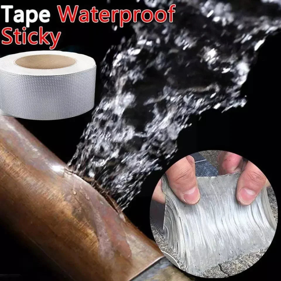 Vannlekkasjesveisetape Super Sterk Aluminium 1,5 Meter Luvikno