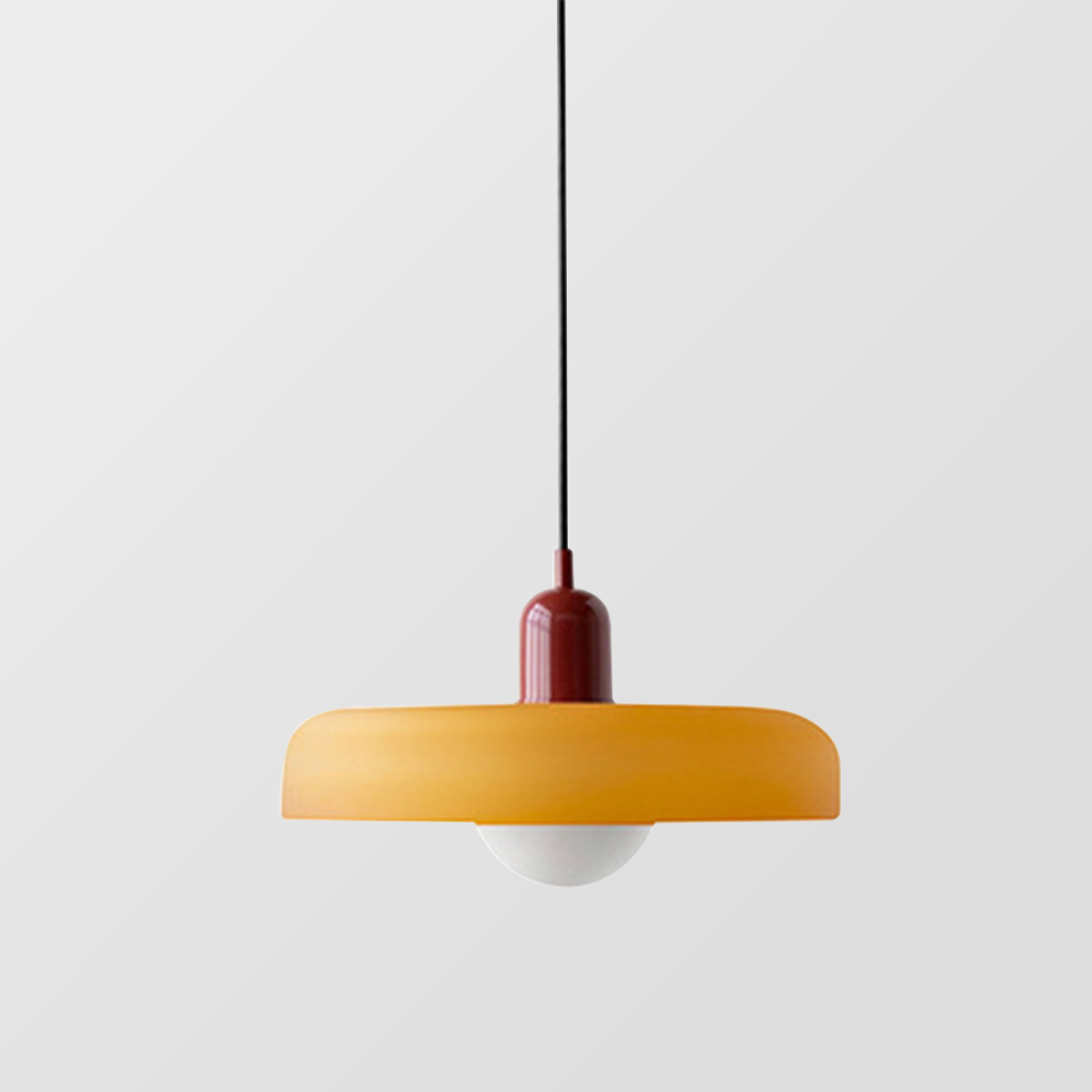 Luvikno | Farget Glass Bauhaus Pendellampe for Moderne Hjemdekor & Spisesteder