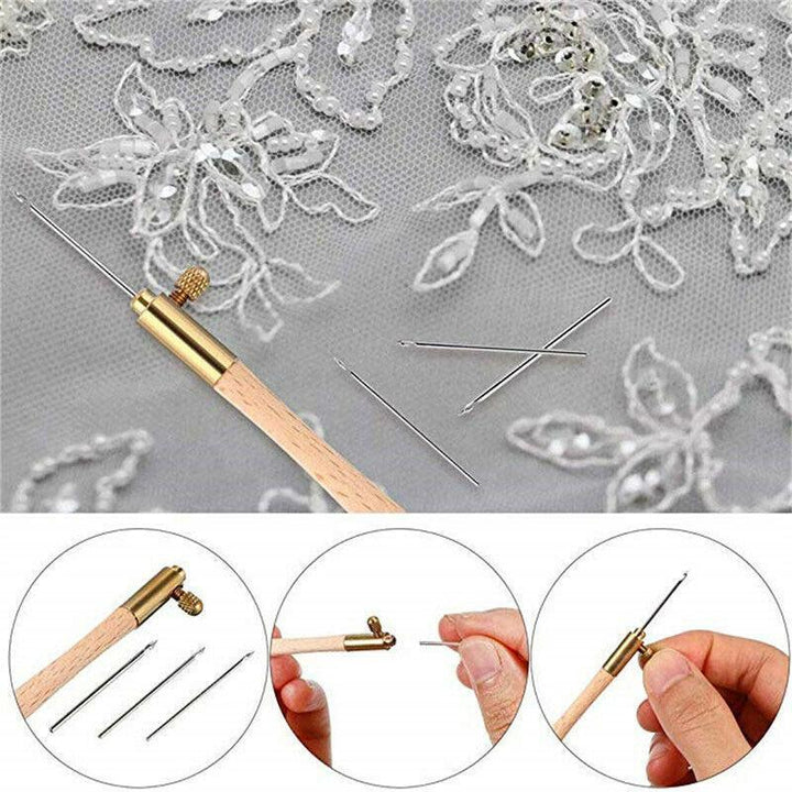 Fransk broderi hekle sett | Luvikno