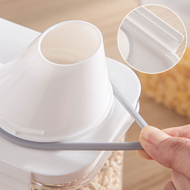 Cereal Dispenser Easy Flow Oppbevaringskrukke Plast Matcontainer | Luvikno