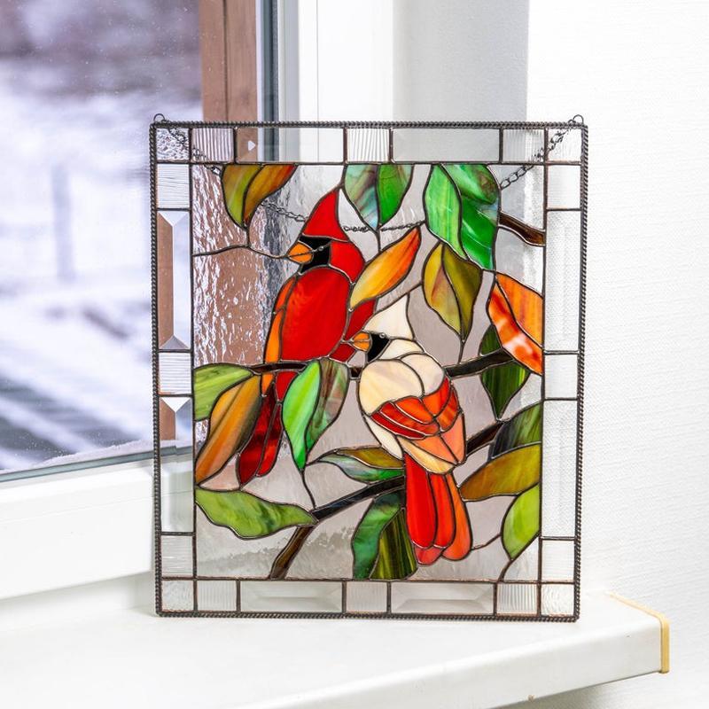 Rektangulære vindushengdekorasjoner fra Birds | Luvikno