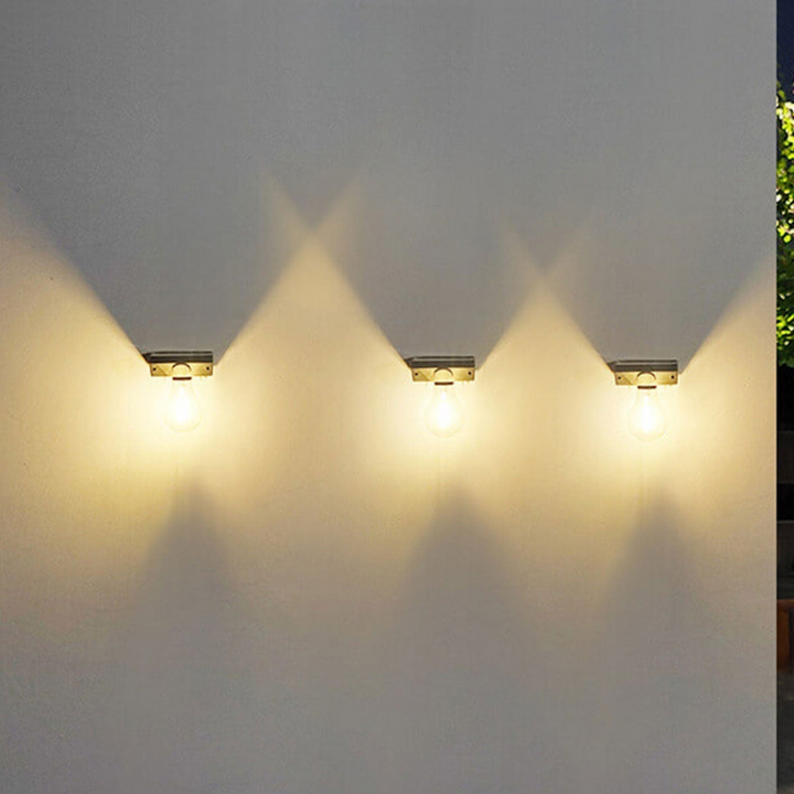 SolarGuard Vegglampe med bevegelsessensor Luvikno
