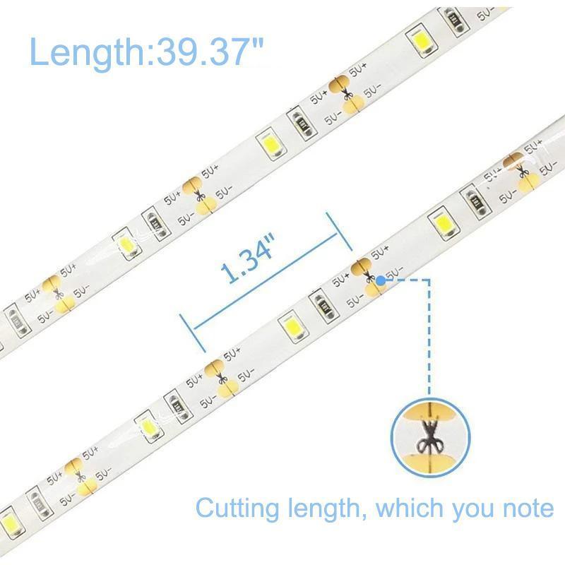 LED bevegelsessensor vanntett lysbelte | Luvikno