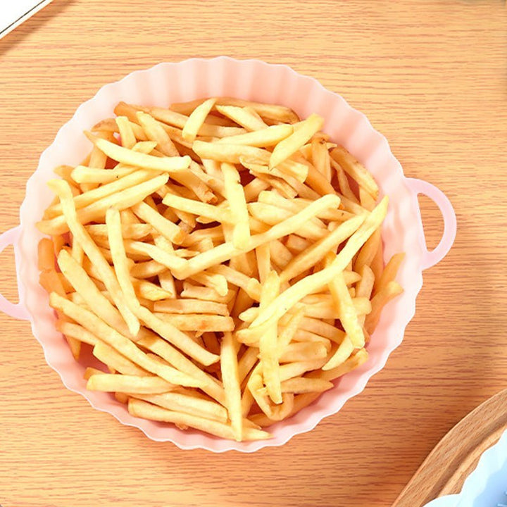 Tablett - Silikon Gjenbrukbar - Perfekt for Airfryer - Praktisk og Økologisk | Luvikno