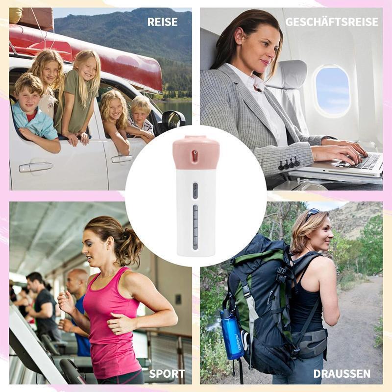 4-i-1 Reisedispenser for Lotion, Sjampo, Gel, osv. | Luvikno