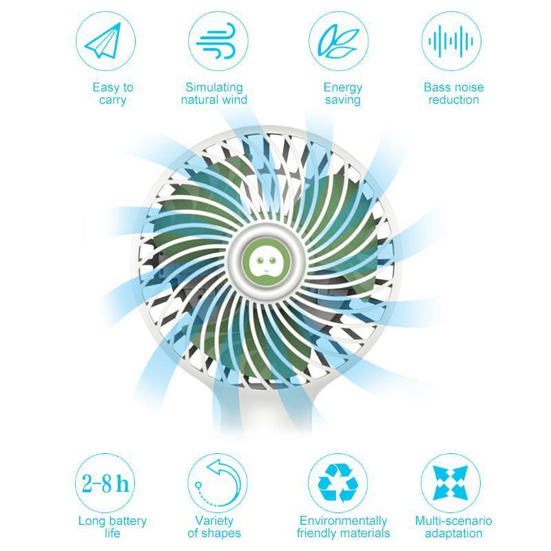Mini Deformable Portable Fan | Luvikno