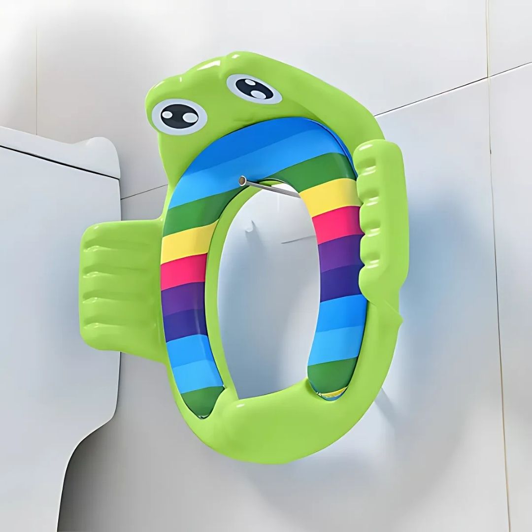 TrainEase | Bærbar Potty Sete – Sikker Skli‑Fri Design – Enkel Rengjøring Plastikk – Kompakt Reise Løsning for Potty Trening Småbarn Luvikno