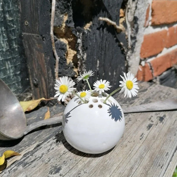 Resin Håndlaget Vase Blomst Stein Borddekor | Luvikno