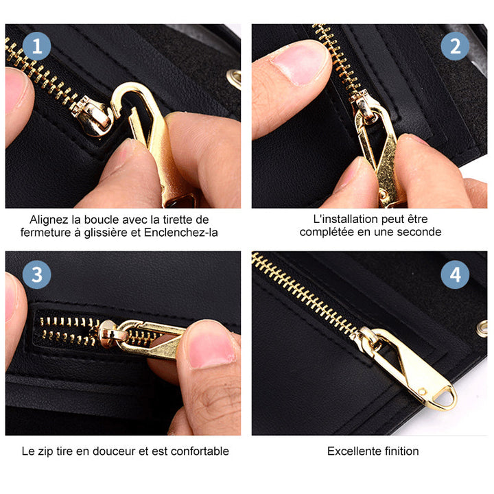 Universell metallszip-hode | Luvikno