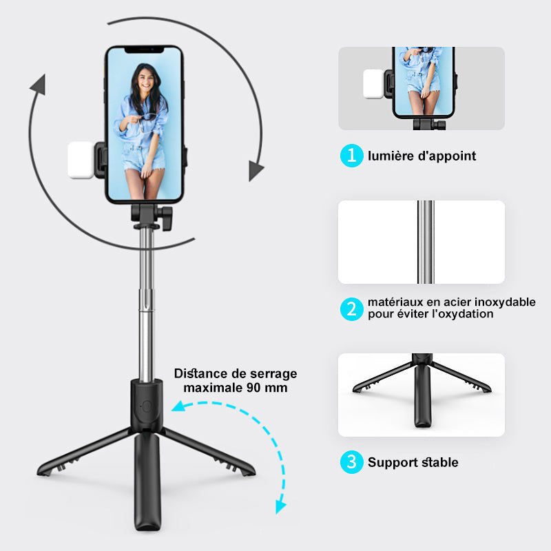 Trådløs Bluetooth mobiltelefonholder 6 i 1 | Luvikno