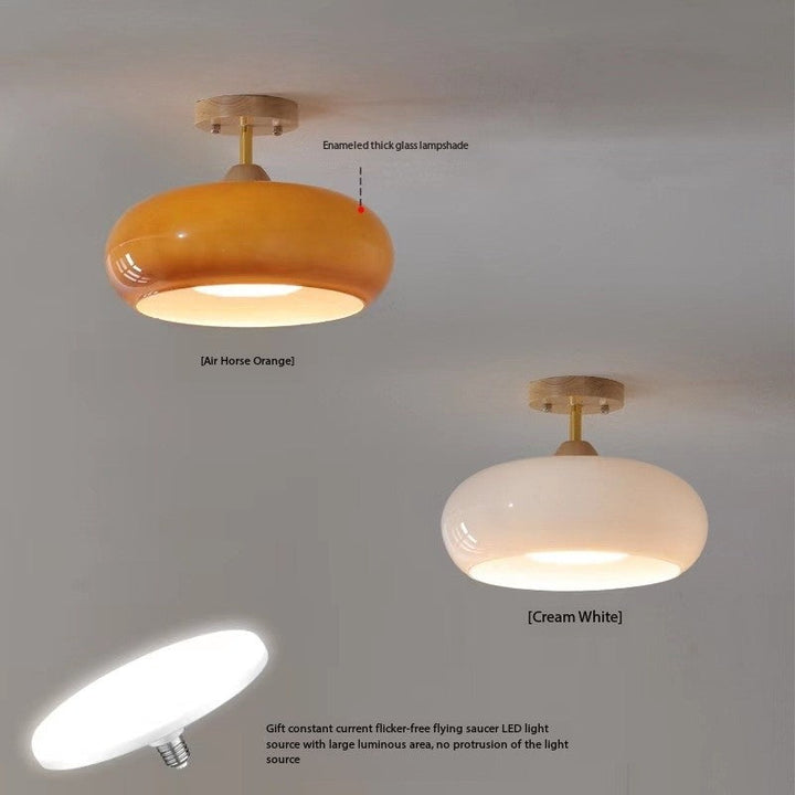 LED Nordic Persimmon Pendellampe - Naturlig Tre Utgave Luvikno