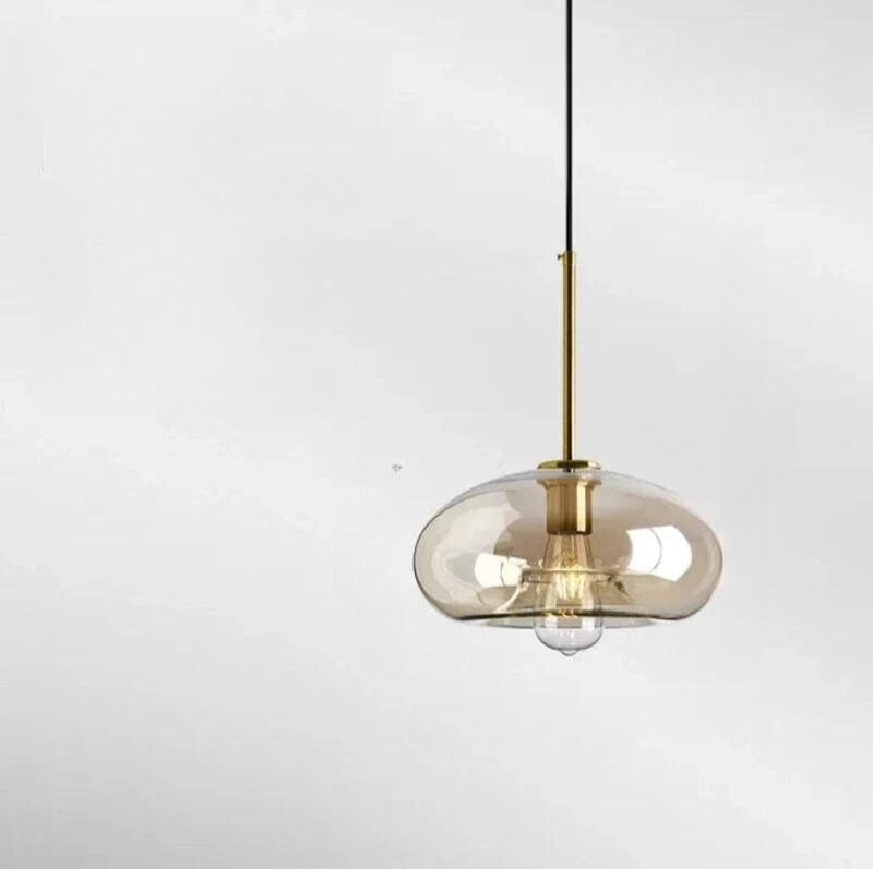 NordicGlas - Moderne Skandinavisk Glass Pendellampe for Spisestue og Stue | Luvikno