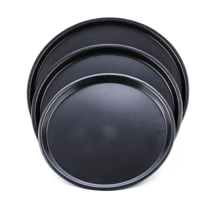 Sett av 3 Pizzapanner Non-Stick Luvikno