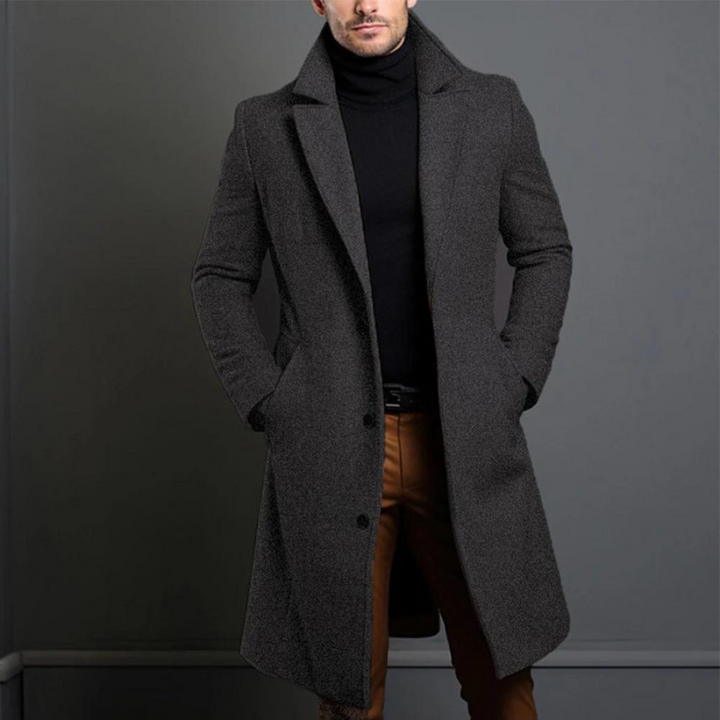 Luvik | Lengre, mer avslappet trenchcoat for menn