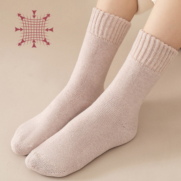 Luvikno | Cozy Unisex Vinter Termiske Sokker laget av Fløyel