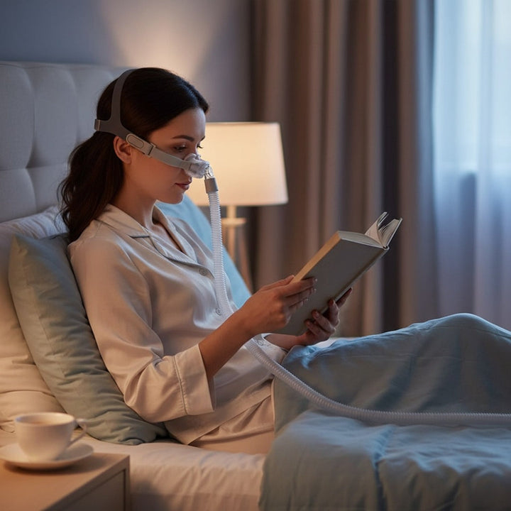 Quiet Sleep – Lettvekts silikon – Side-sovende som søker komfort – Reduserer lekkasjer – Enkel pusteLuvikno