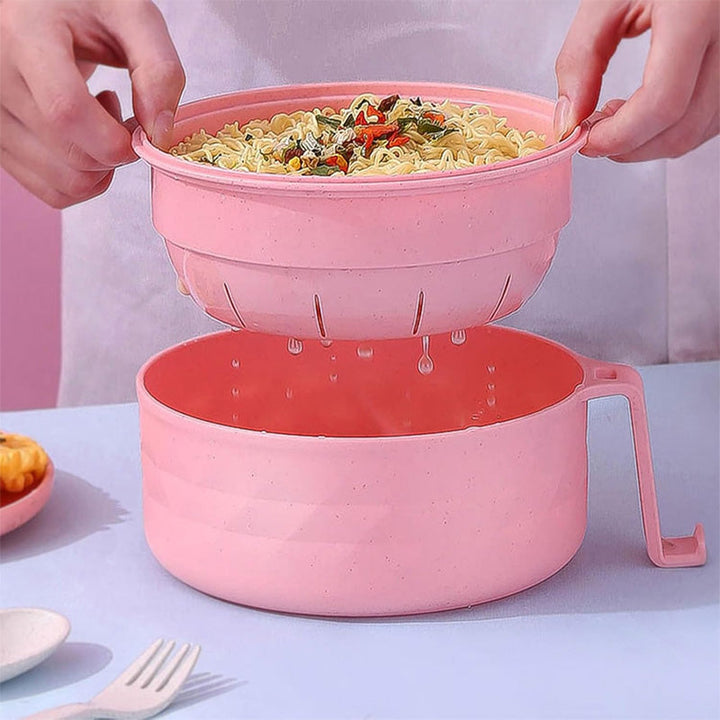 1200ml Mikrobølgeovn Ramen Skåler med Sil | Luvikno