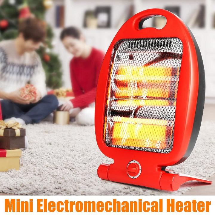 Ny 800W Justerbar Bærbar Elektrisk Varmer Hjem Rom Varmere Hot Vinter Elektromekanisk Luvikno