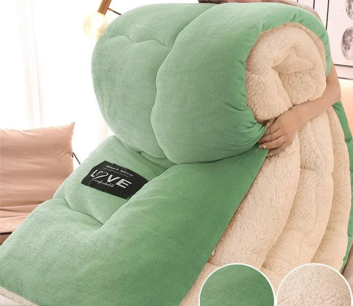 Ultimate Winter Comfort Blanket with Double-Layer Flannel Fleece | Luvikno
