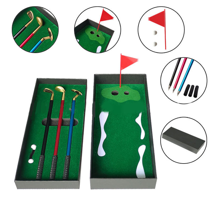 Golfgave med putting green Luvikno