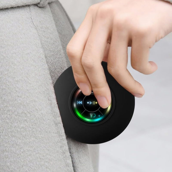 Mini Bluetooth dusj høyttaler med LED lys | Luvikno