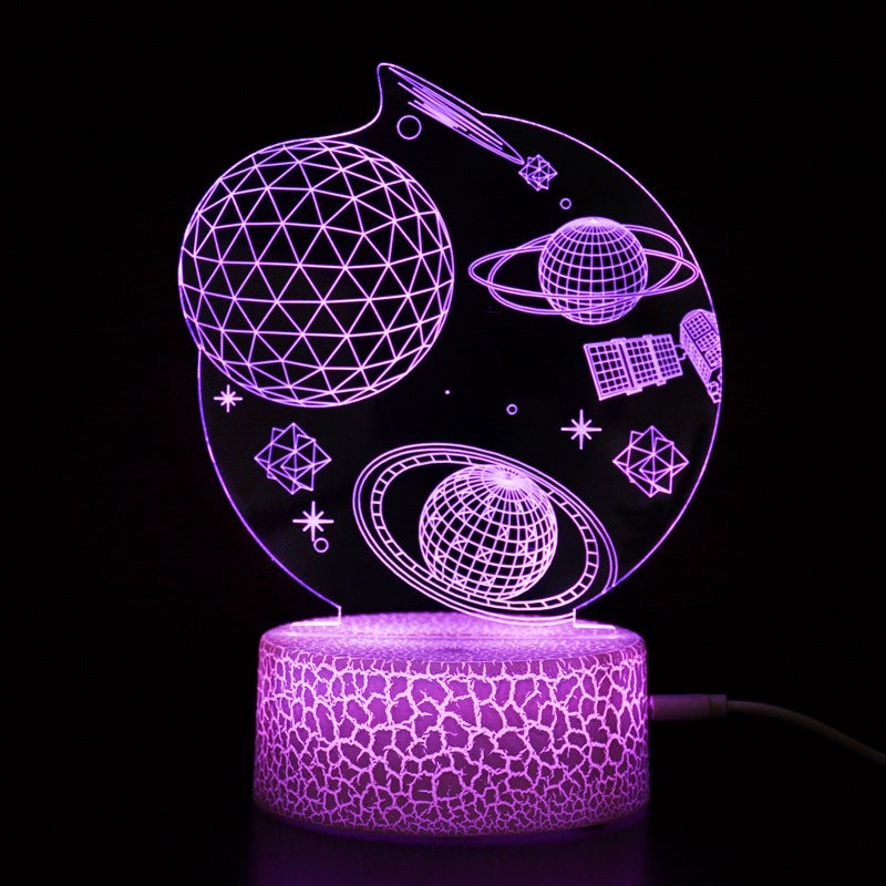 Nattelys LED farge dinosaur med fjernkontroll flere stilarter | Luvikno
