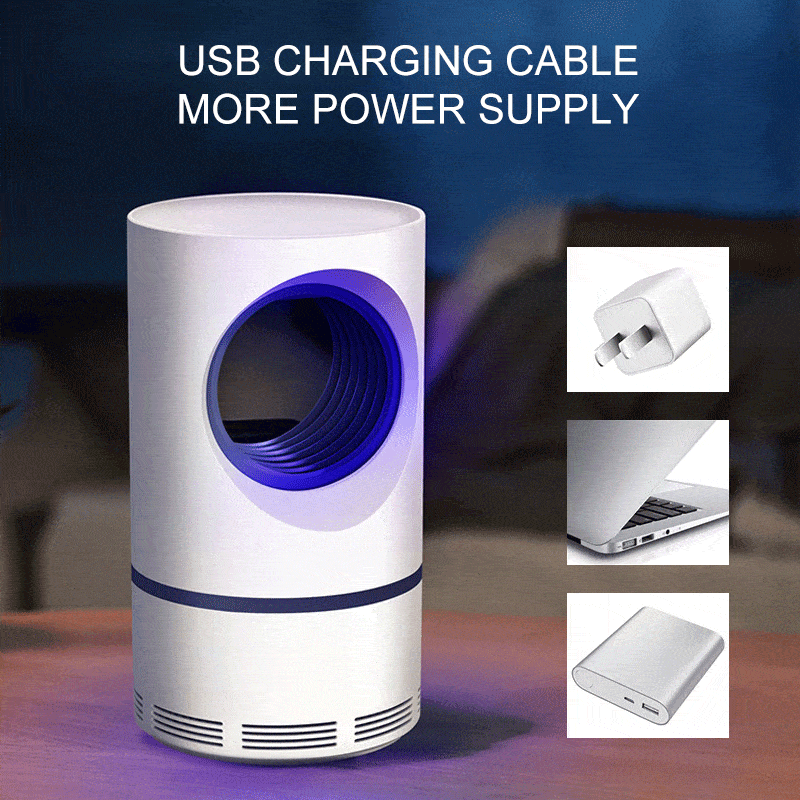 USB Fotokatalytisk Myggdreper UV Lampe, Flue Insektfelle Skadedyr Dreper Lys | Luvikno