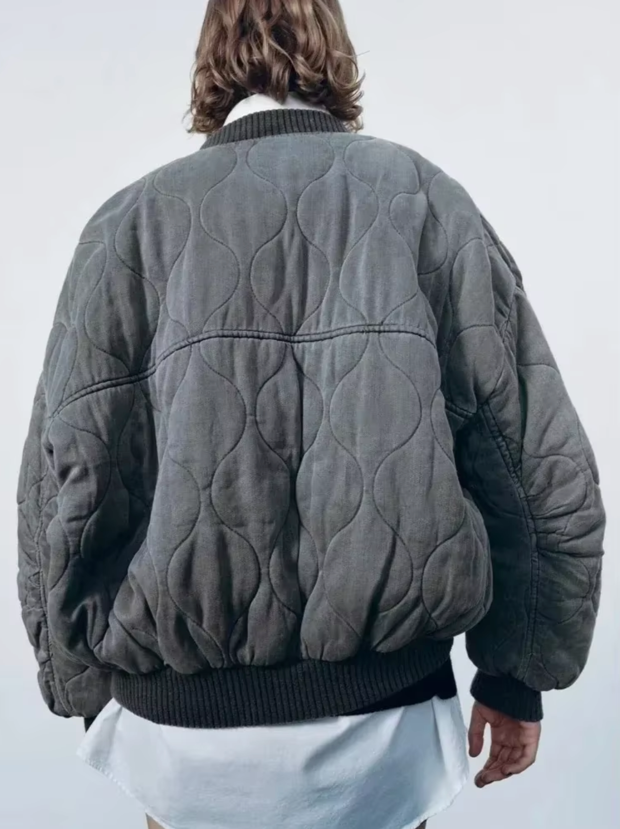 Luvik | Pyöreäkauluksinen puuvillatakki