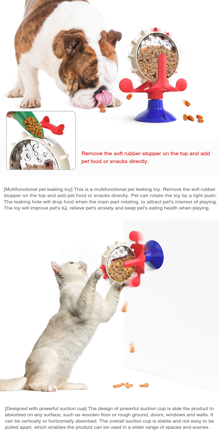 Fortune Wheel’ Behandlings-Distribuerende Kattelek / For Katter Luvikno