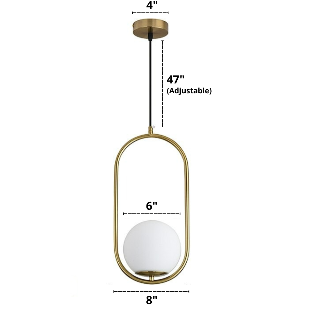 Nordic Glass Pendant Lamps | Luvikno