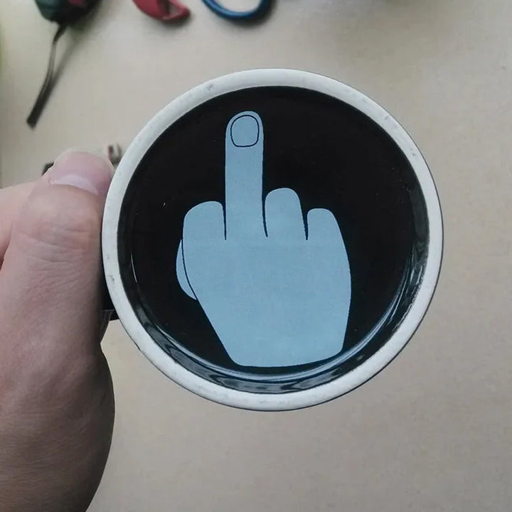 Ha en fin dag kaffekopp midtfinger morsom kopp nyhetsgave | Luvikno