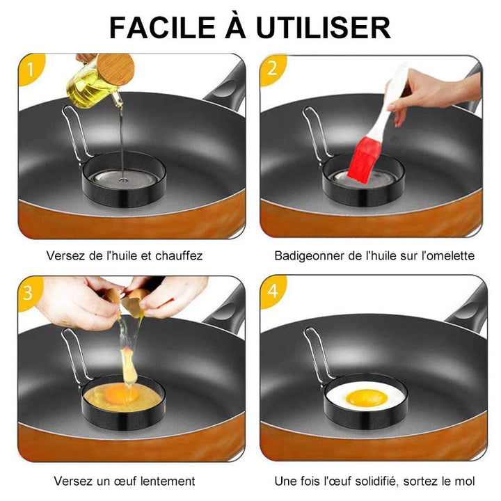 Non-Stick Omelette Ring Mold | Luvikno