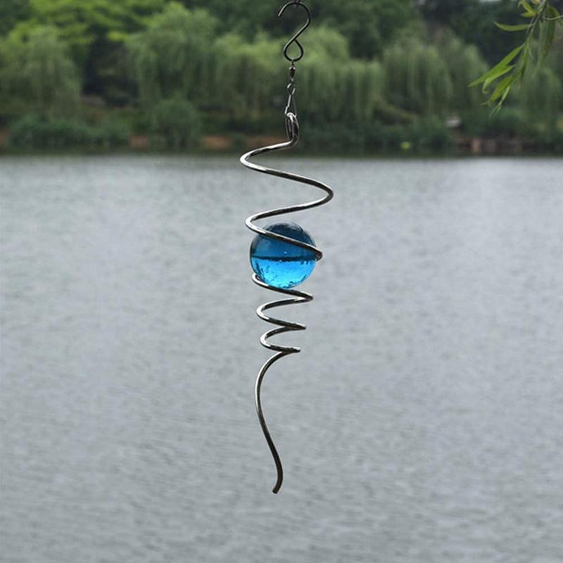 Spiral Crystal Ball Pendant | Luvikno