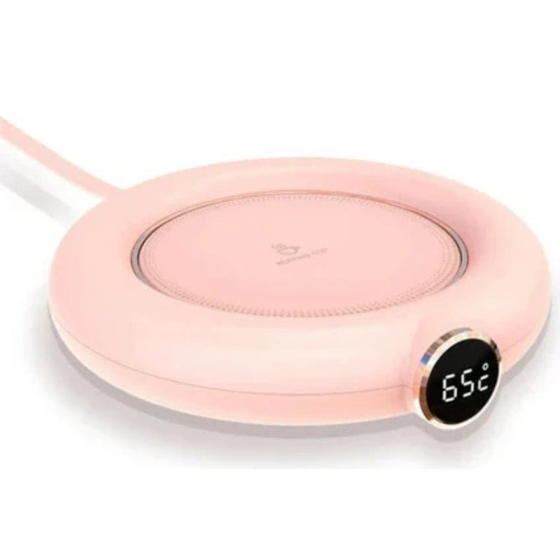 USB Varme Drikkeholder med LED-display for Perfekt Tempererte Drikker Luvikno