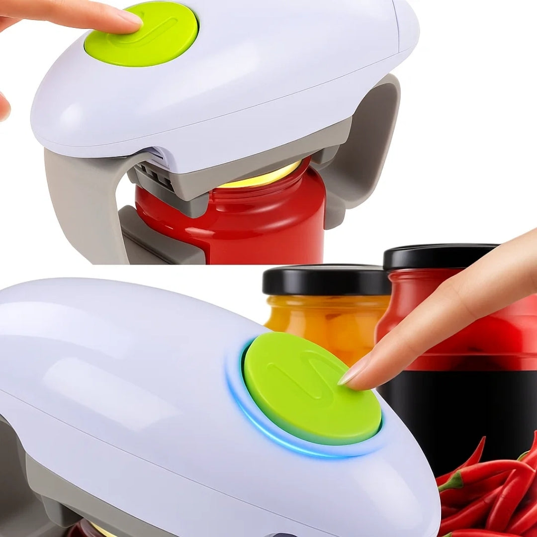 Smooth Edge Safety – Batteridrevet – Enkelt berøring – Forhindrer kutt – Ideell for eldre og kokker Luvikno