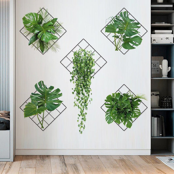 for planter illusjon av realistiske planter stilfullt dekorere | Luvikno