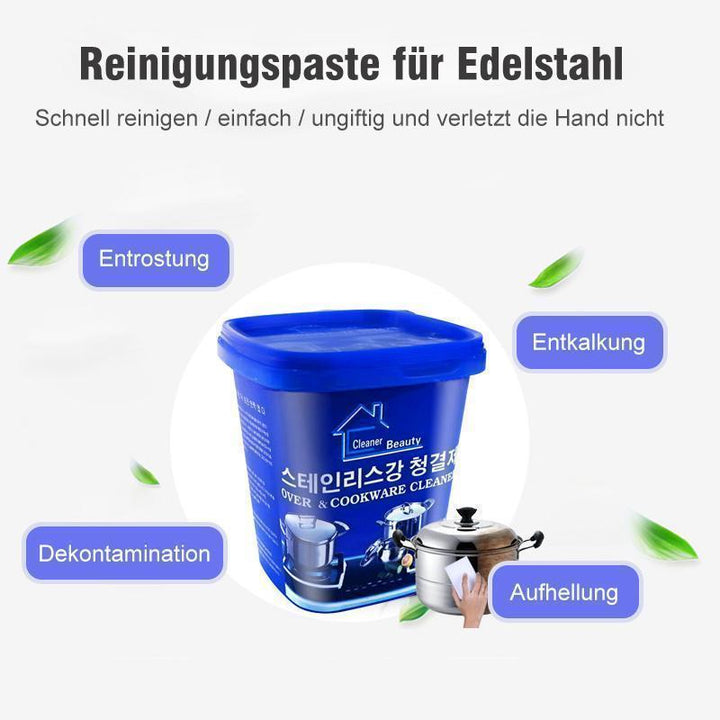 Organisk rengjøringspasta, fjerner hardnakket smuss 500g | Luvikno