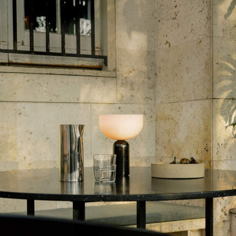 Luvikno | MarbleLuxe Lamp - Luksuriøs Marmor Bordlampe med Gyldne Akenter